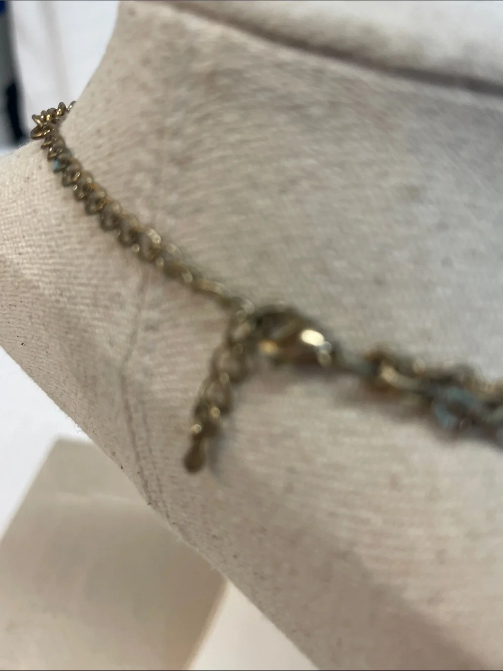 Hammered Multi-Tone Leaf Statement Necklace - Unbranded